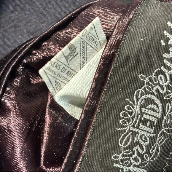 AQUASCUTUM Sz 40 Wool Removable Lining Herringbone Shoulder Pads Mid-Length Coat - Picture 16 of 16